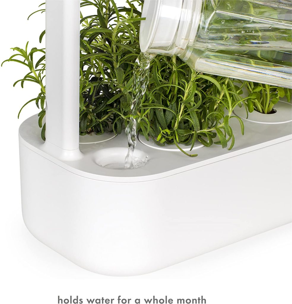 Smart Hydroponics kan een hele maand water vasthouden