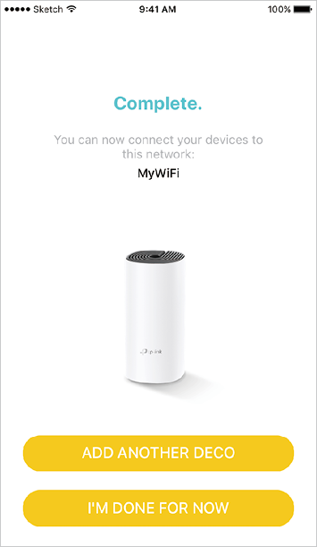 You can add more Mesh WiFi units to expand Wi-Fi coverage. The app will guide you through the process of adding more, one by one.