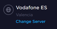 Change to the nearest Server which is designed for ultra-fast Fibre services