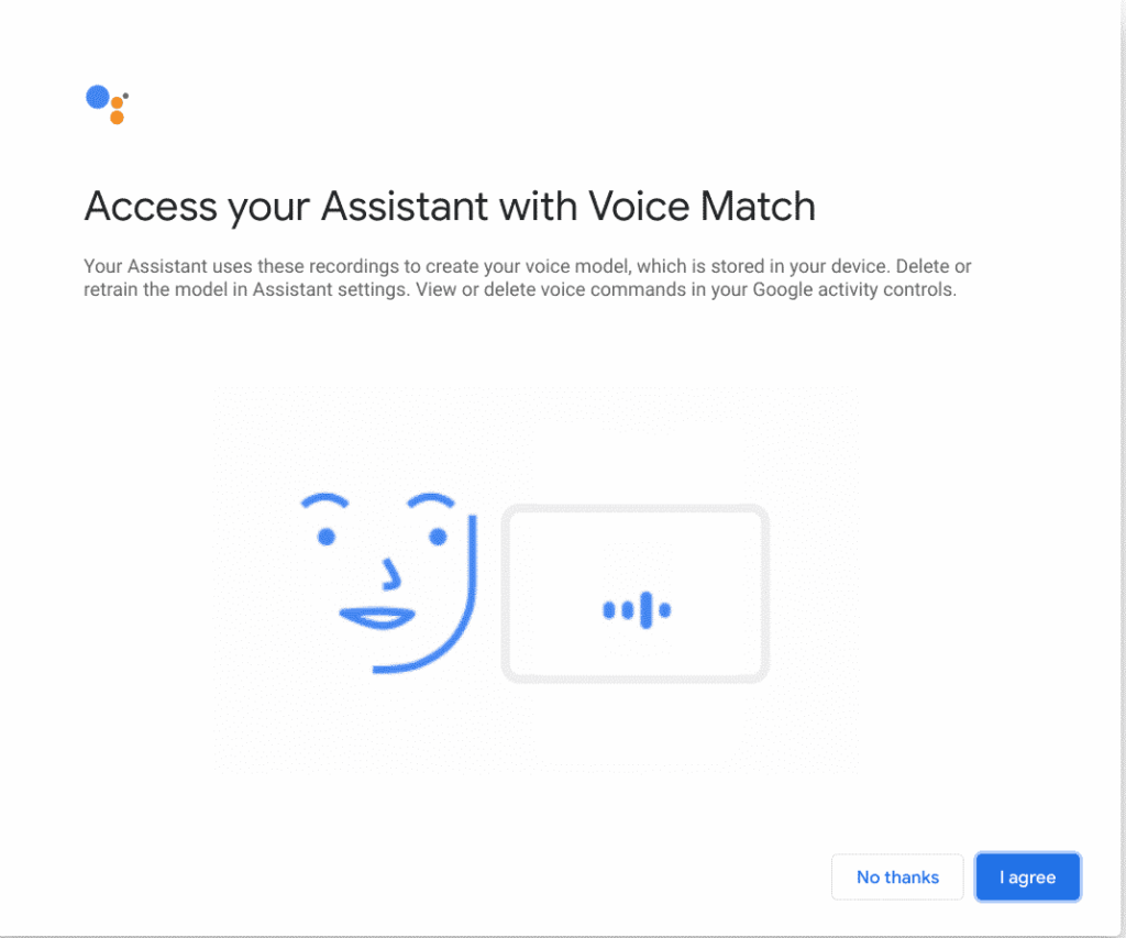 Access your Assistant with Voice Match