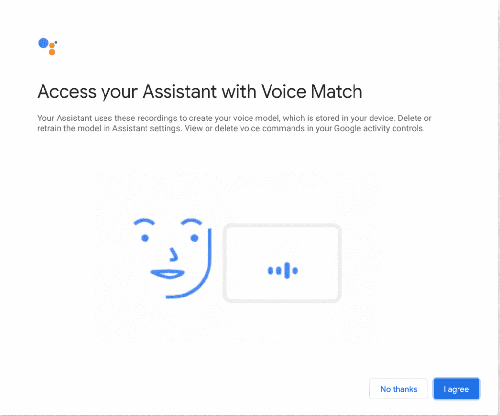 Greifen Sie mit Voice Match auf Ihren Assistenten zu