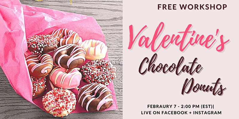 Valentine´s On-Line Chocolate Donuts