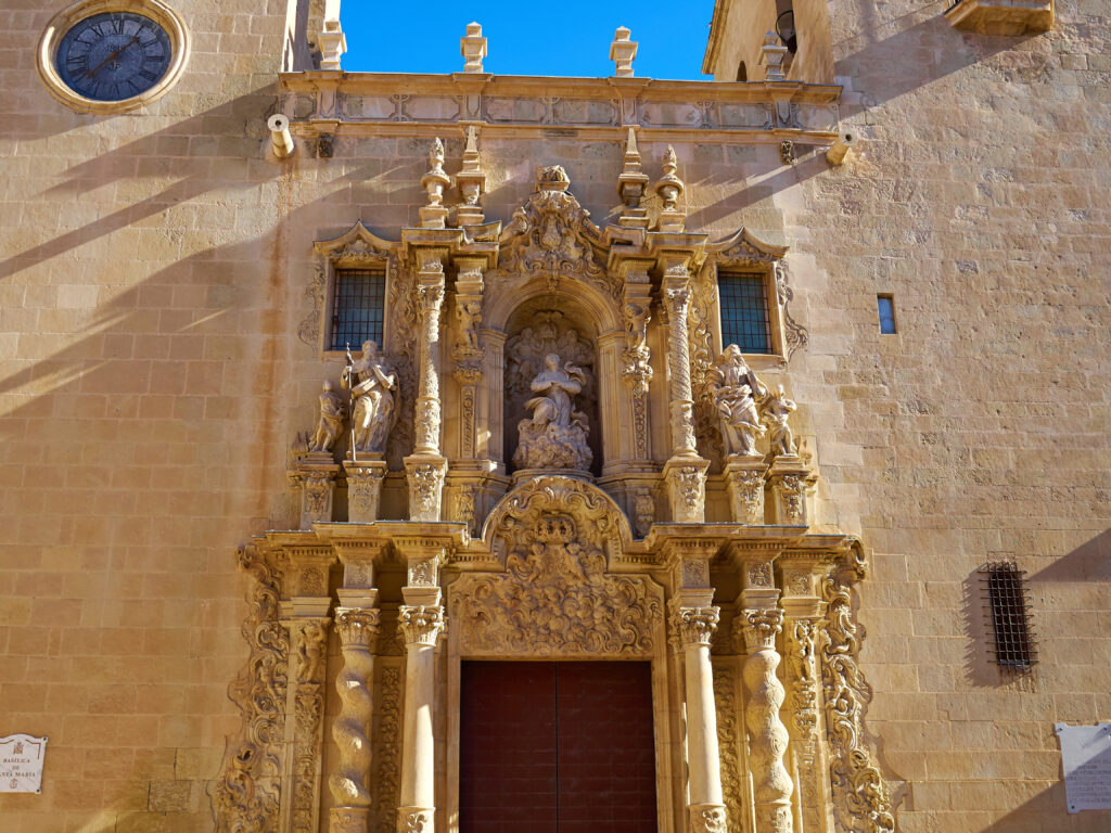 Santa María Basilica The oldest church in the town of Alicante.
