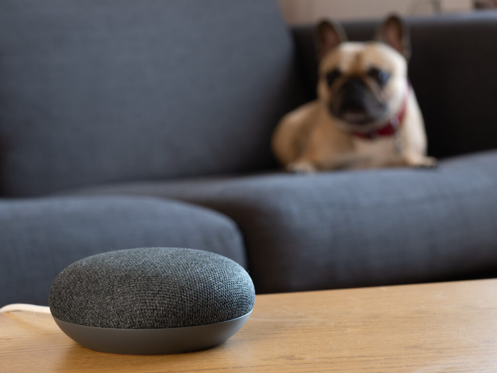 We adore the minimalist design of the Google Nest Mini plus the cover is made from recycled plastic bottles so it's environmentally friendly too. With the Nest Mini, you can ask Google Assistant to play your favourite music, get the news, set the alarm, turn on the TV - your every wish will be obeyed - or you can stream music from your phone.