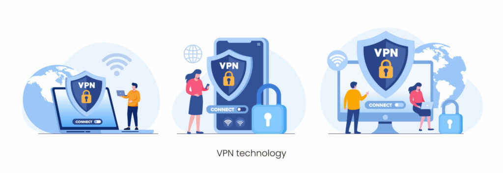 VPN-technologie gebruiken